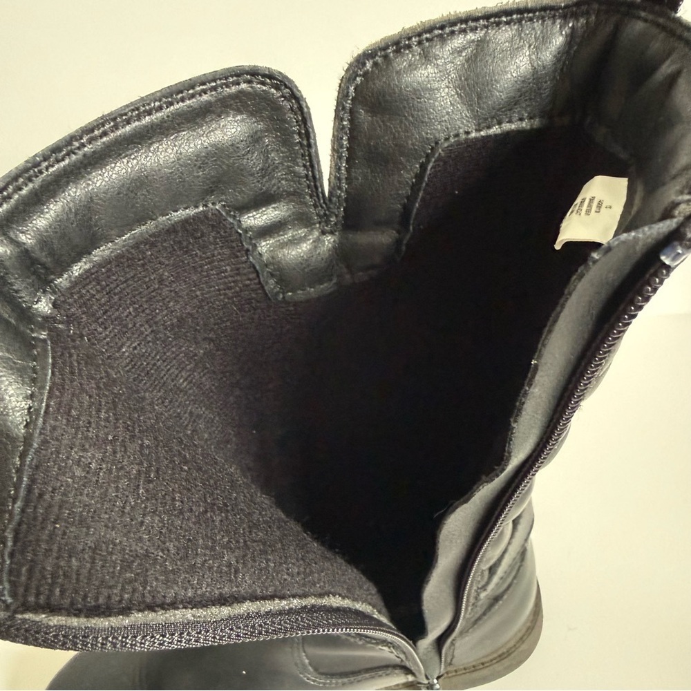Girls Black Riding Boots - Picture 7 of 9
